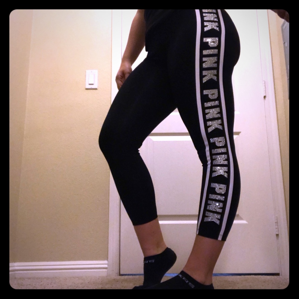 VS Pink Bling Leggings
